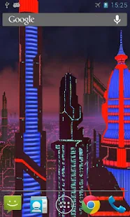 Space City Live Wallpaper - screenshot thumbnail