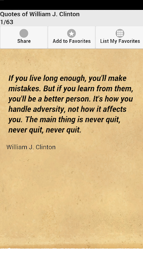Quotes of William J. Clinton
