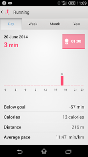 Lifelog screenshot