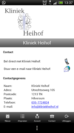 【免費健康App】Kliniek Heihof-APP點子