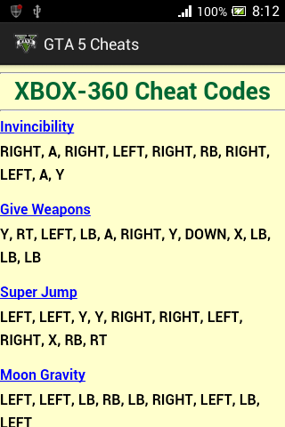 Коды в гта 5 икс бокс 360