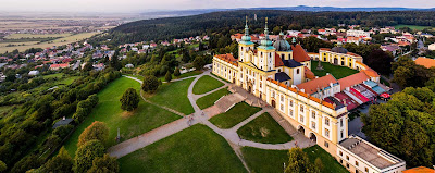 A bird's-eye view of picturesque Olomouc, in the east of the Czech Republic.