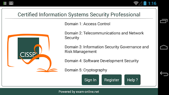 How to get CISSP Exam Online 1.0.3 apk for laptop