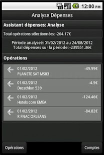 Analyse Dépenses Screenshots 2