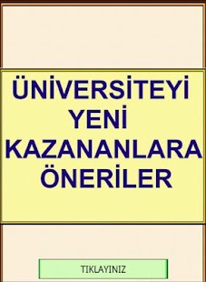 Lastest Üniversiteye Yeni Başlayanlara APK