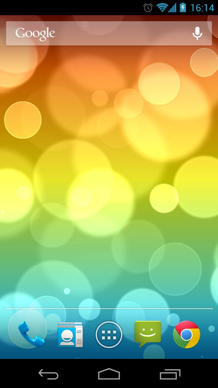Android application Super Bokeh Live Wallpaper Pro screenshort
