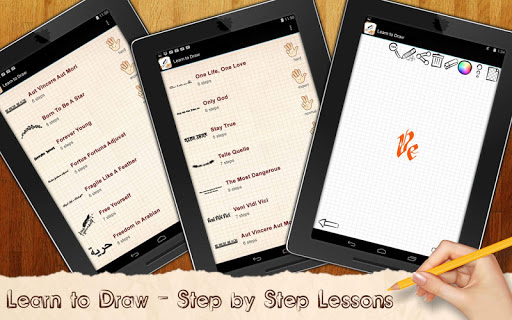 【免費家庭片App】Learn to Draw Tattoo Fonts-APP點子