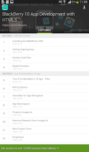 BlackBerry App Development - screenshot thumbnail