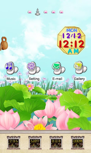 CUKI Themes [3D]Lotus Flowers