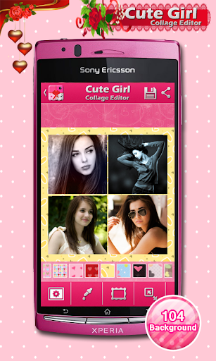 【免費攝影App】Cute Girl Collage Editor-APP點子