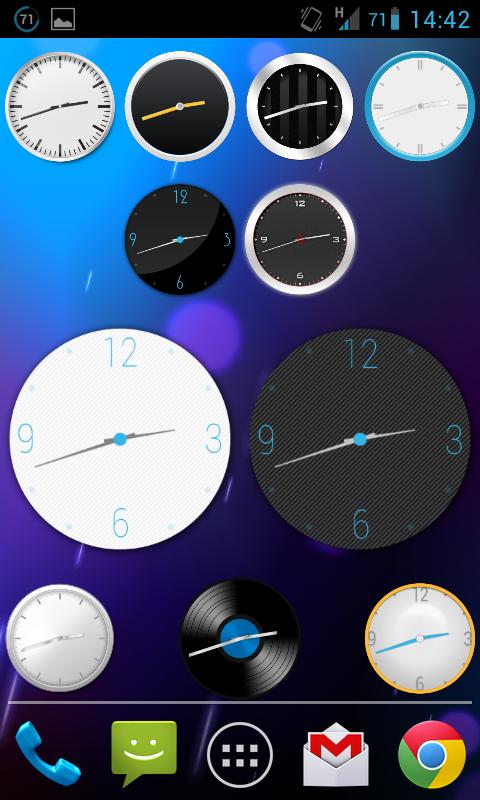 ClockQ Analog - clock widget Screen 1