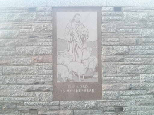 The Lord is my Shepherd Stone Engraving 