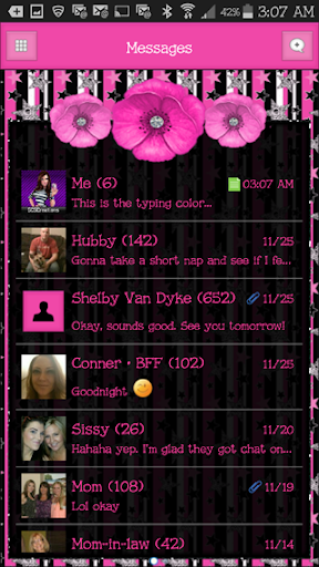 GO SMS THEME - SCS417