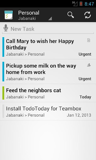 TodoToday Pro for Teambox