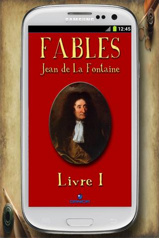 Android application Livre I -Fables de la Fontaine screenshort