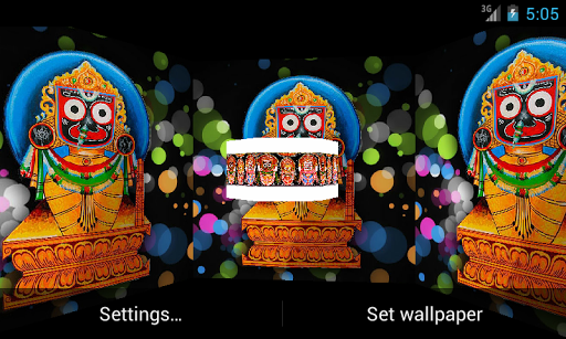 Jagannath Ji 3D Live Wallpaper