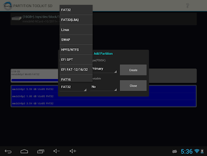 ROEHSOFT PARTITION TOOL SD-USB - screenshot thumbnail