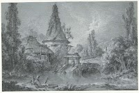 Landschap met een toren, in de omgeving van Beauvais