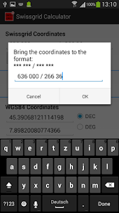 Swissgrid Calculator Screenshots 3