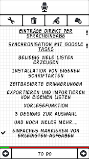 Android-Anwendung Notepad Pro Screenshot