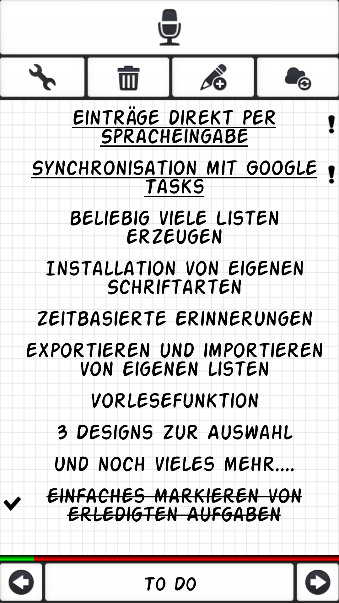 Android application Notepad Pro screenshort