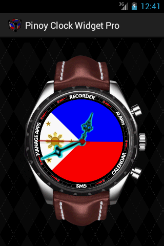 Pinoy Clock Widget