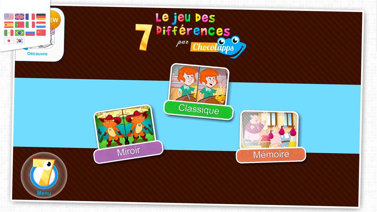 Android application 7 differences - Game for kids screenshort