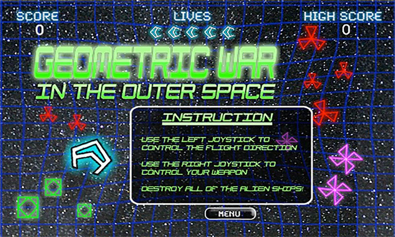 Geometric War In Outer Space Screen 2