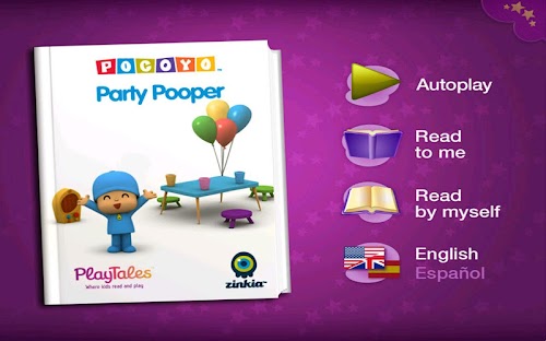 Android application Pocoyo: Party Pooper screenshort