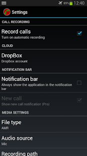 Automatic Call Recorder - screenshot thumbnail