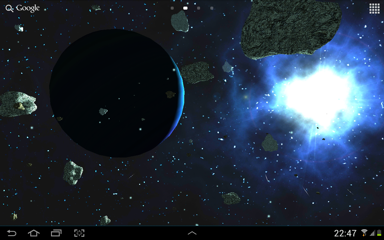 Asteroid 3D Live Wallpaper Apl Android Di Google Play