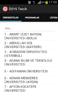 Lastest ÖSYS Tercih (LYS , YGS) APK for PC