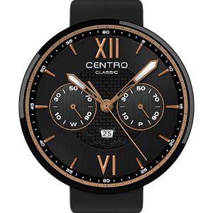 Golden watchface by Centro logo
