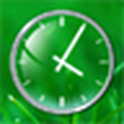 Glass Clock Widget 2x2 icon