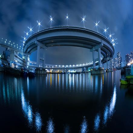 城市夜景滑動拼圖