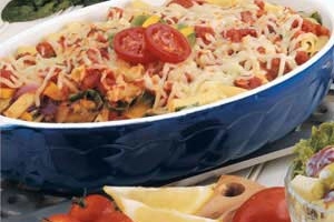 Roasted Vegetable Ziti Bake
