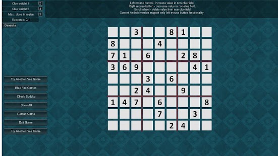 Free Sudoku Screenshots 0