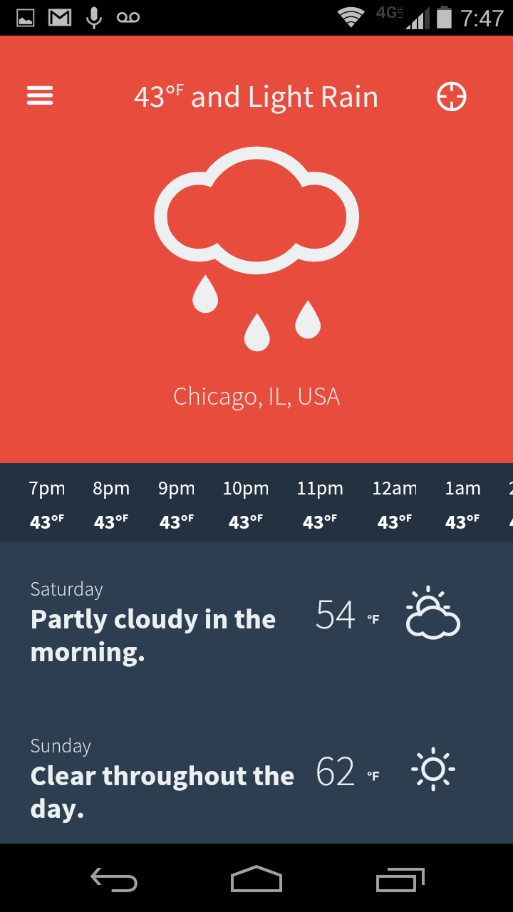 MoonWeather Screen 3
