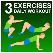 3 Exercises - Daily Workout  Icon
