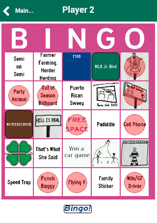 RoadTrip Bingo