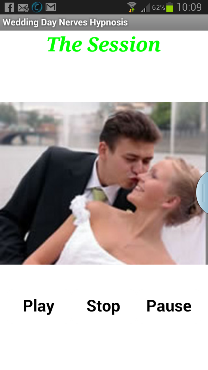 Wedding Day Nerves Hypnosis Screen 2