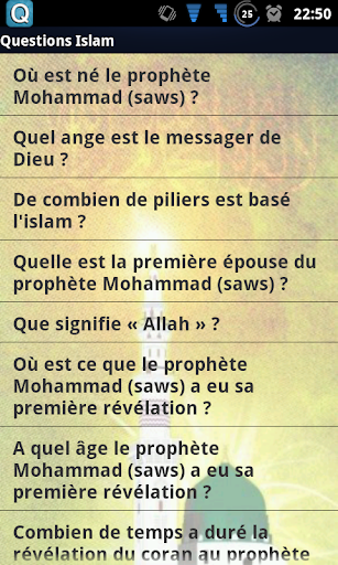 Questions Islam
