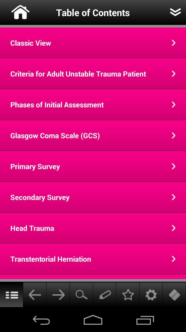 Trauma pocketcards Screen 2