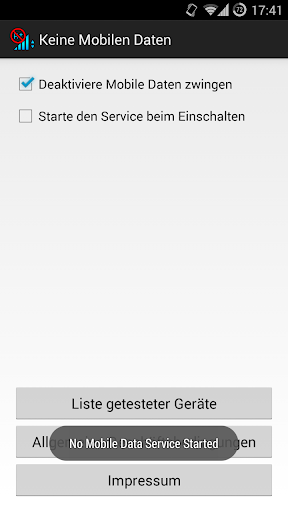 Keine Mobilen Daten