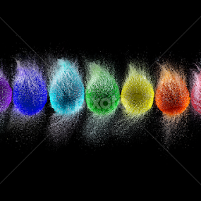 Bursting Beauty by Ramakant Sharda - Abstract Water Drops & Splashes