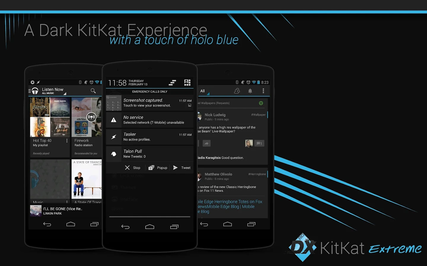KK Extreme Theme CM11 AOKP - screenshot
