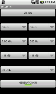 Audio Test Tone Generator