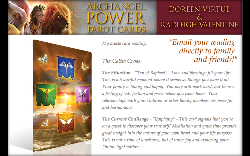 Archangel Power Tarot Cards Screen 3