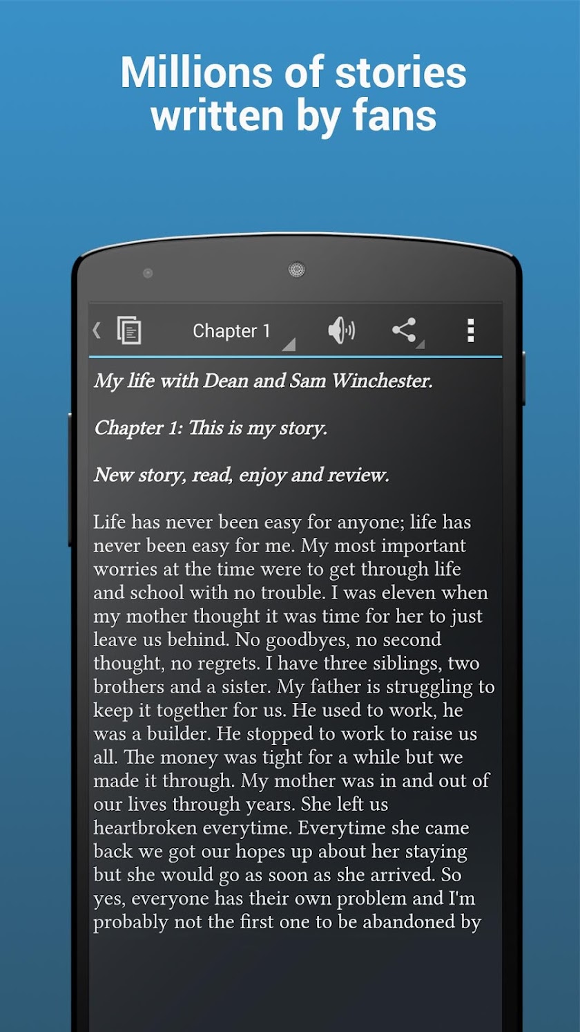 ReadUp FanFiction Reader Pro Screen 3