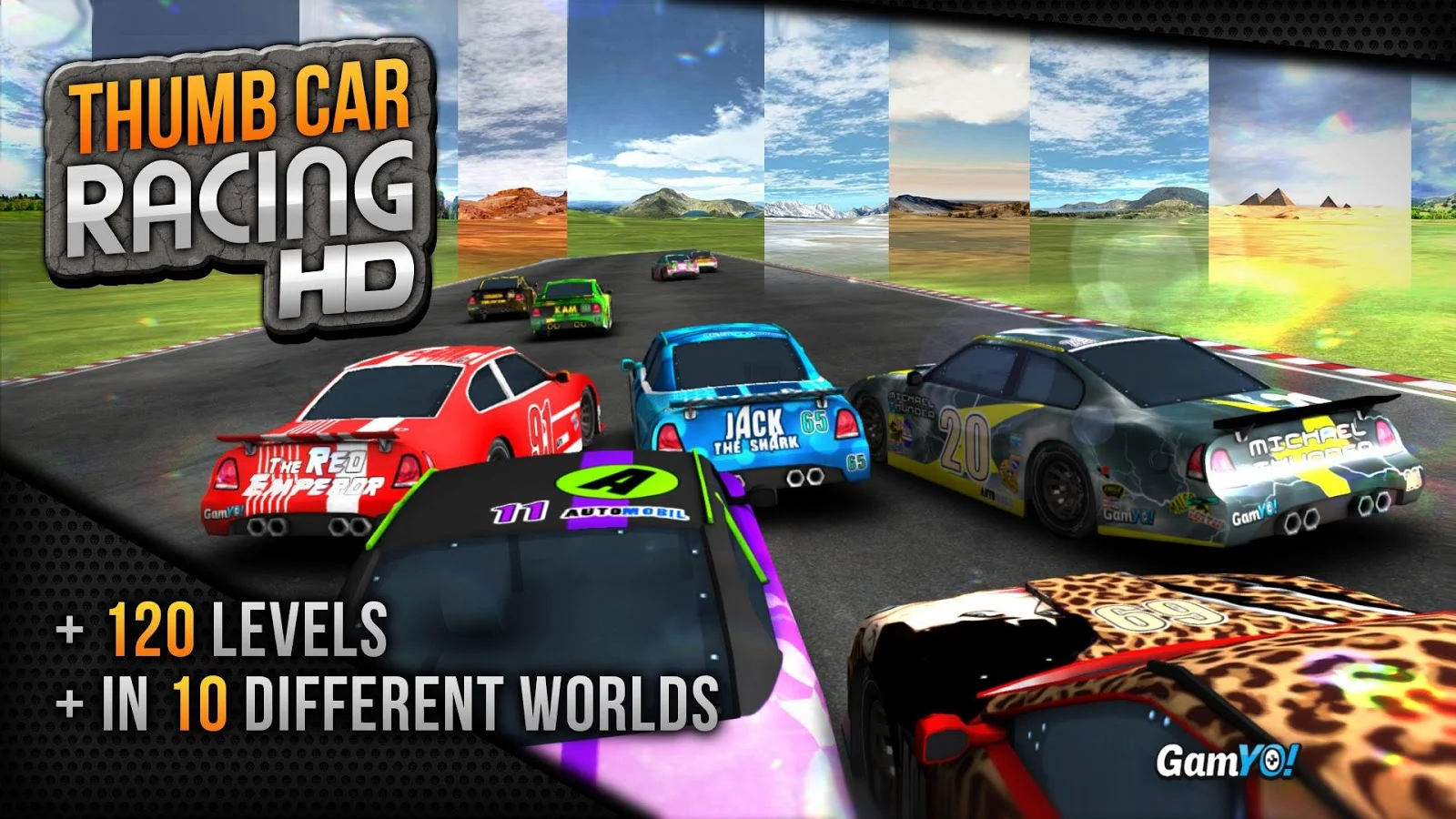   Thumb Car Racing: captura de tela 